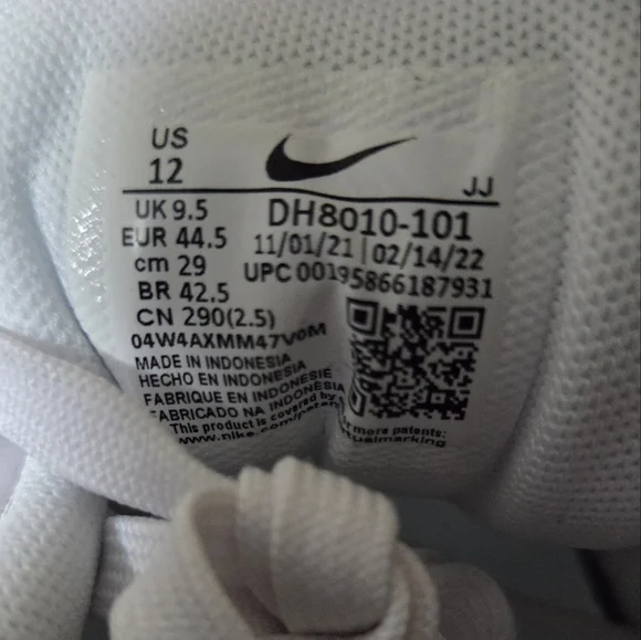 Nike Air Max 90 Next Nature Womens Sneakers Shoes White Black Size 12 - Picture 10 of 10